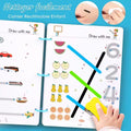 Kids Educational Book Set - 64 Pages, 3 Markers