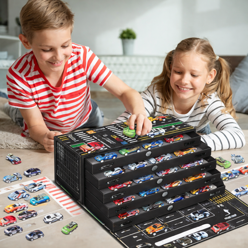 48 PCS Mini Die-Cast Toy Car Set for Kids