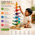 Wooden Musical Marble Tree