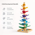 Wooden Musical Marble Tree