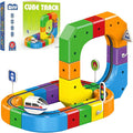 51 PCS DIY Cube Track Electric Train Set